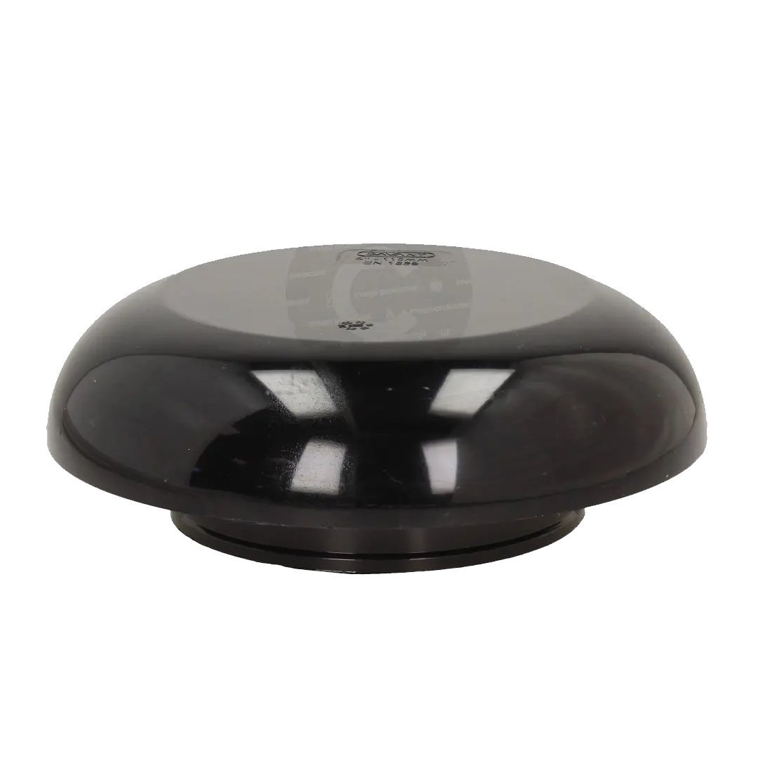 Davant 110mm Mushroom Vent Cowl Solvent Weld Black SSB0050