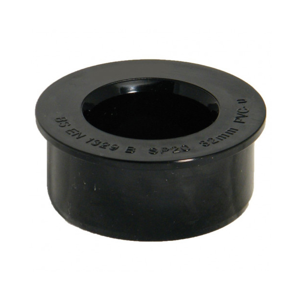 Davant 63mm x 32mm Boss Adaptor Solvent Weld Black SSB0027