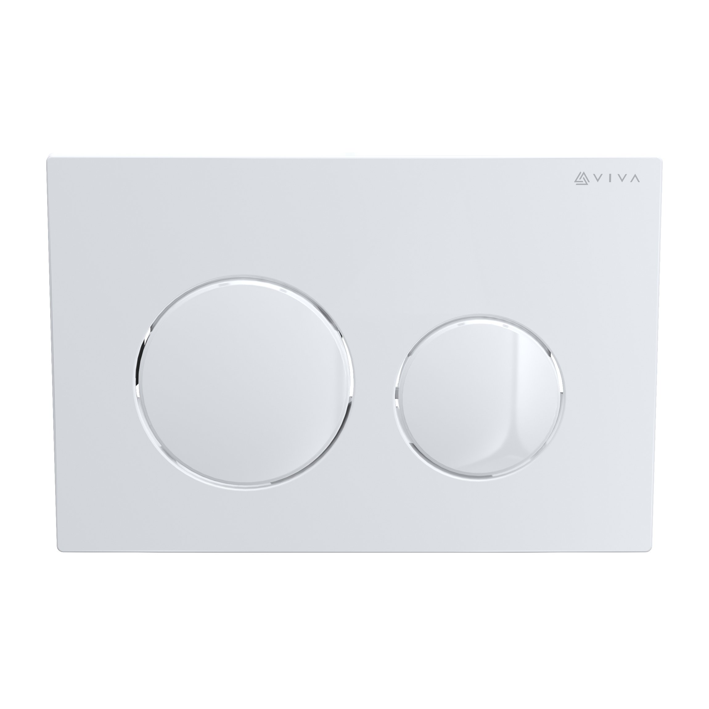 Viva Skylo Ultra13 Gloss White Dual Flush Plate