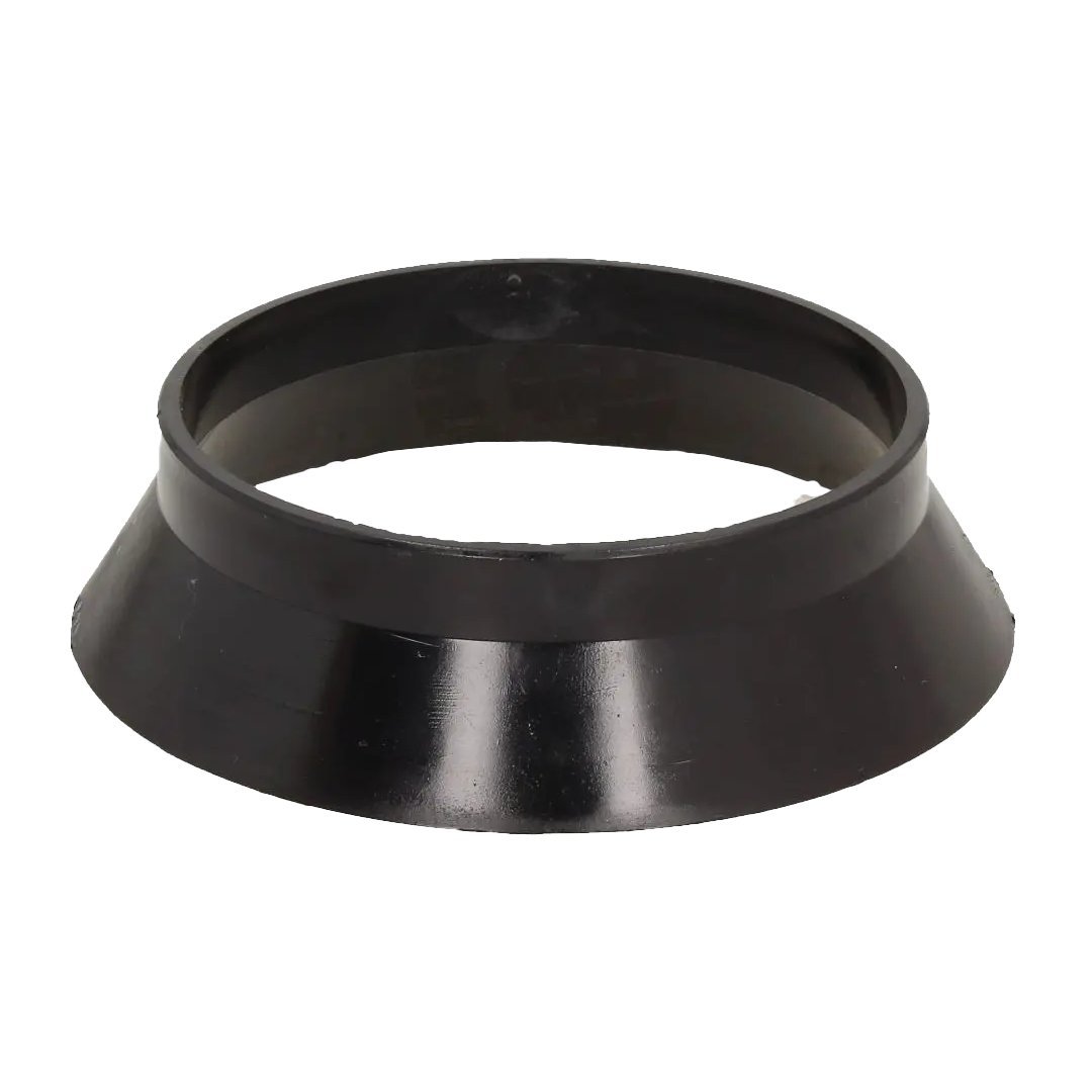 Davant 110mm Pipe Skirt (Weather Collar) Black SSBPS110